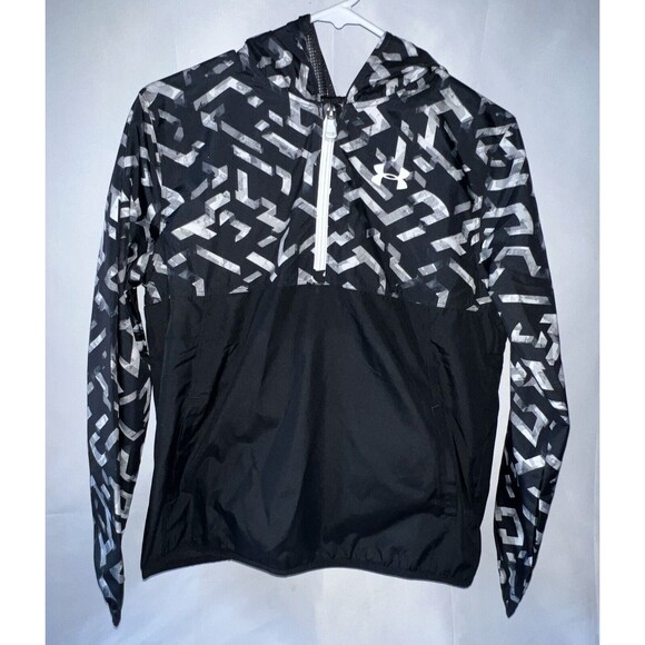 Under Armour Packable Youth Light Jacket Turns into Backpack Size L